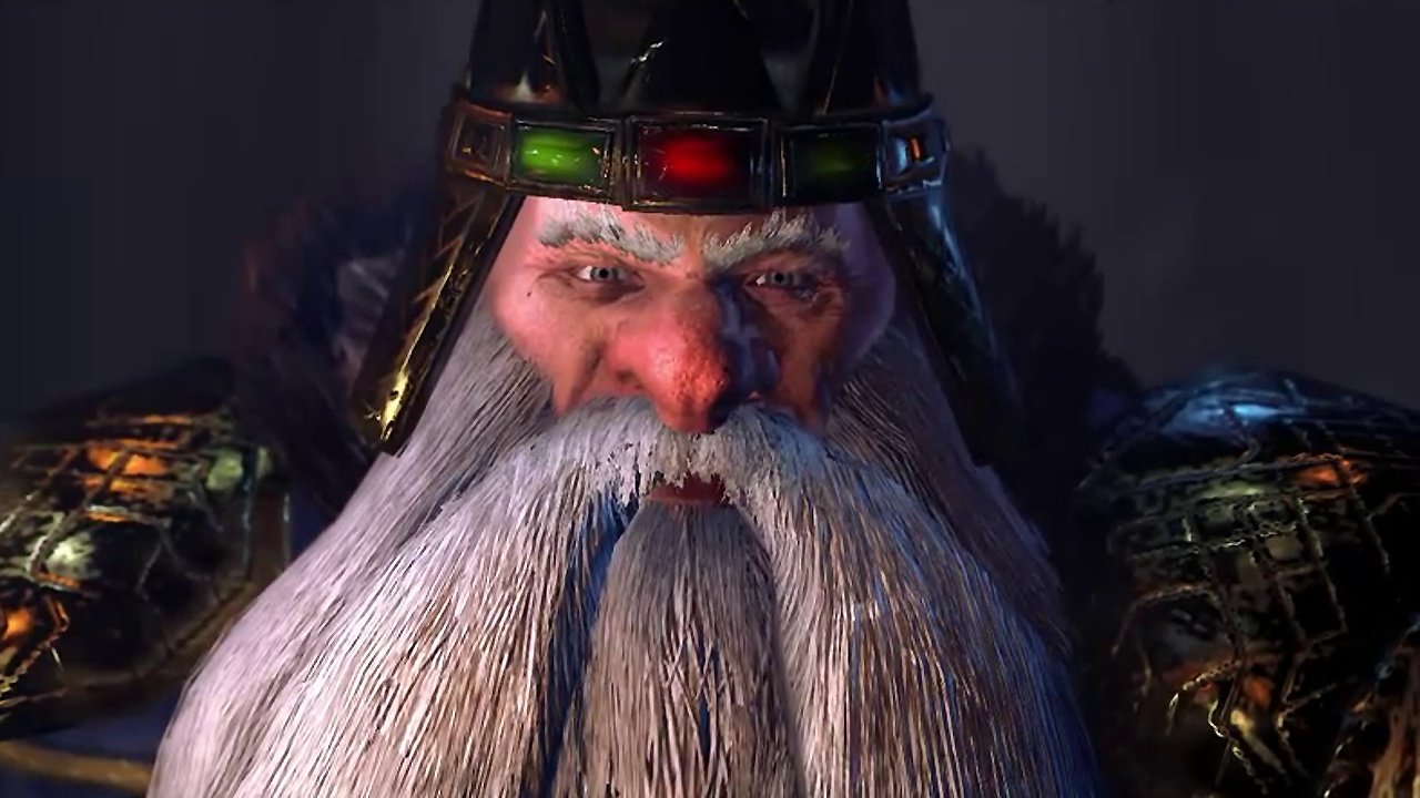 Total War: Warhammer - In-Engine-Zwischensequenz mit Zwergenkönig Grudgebearer
