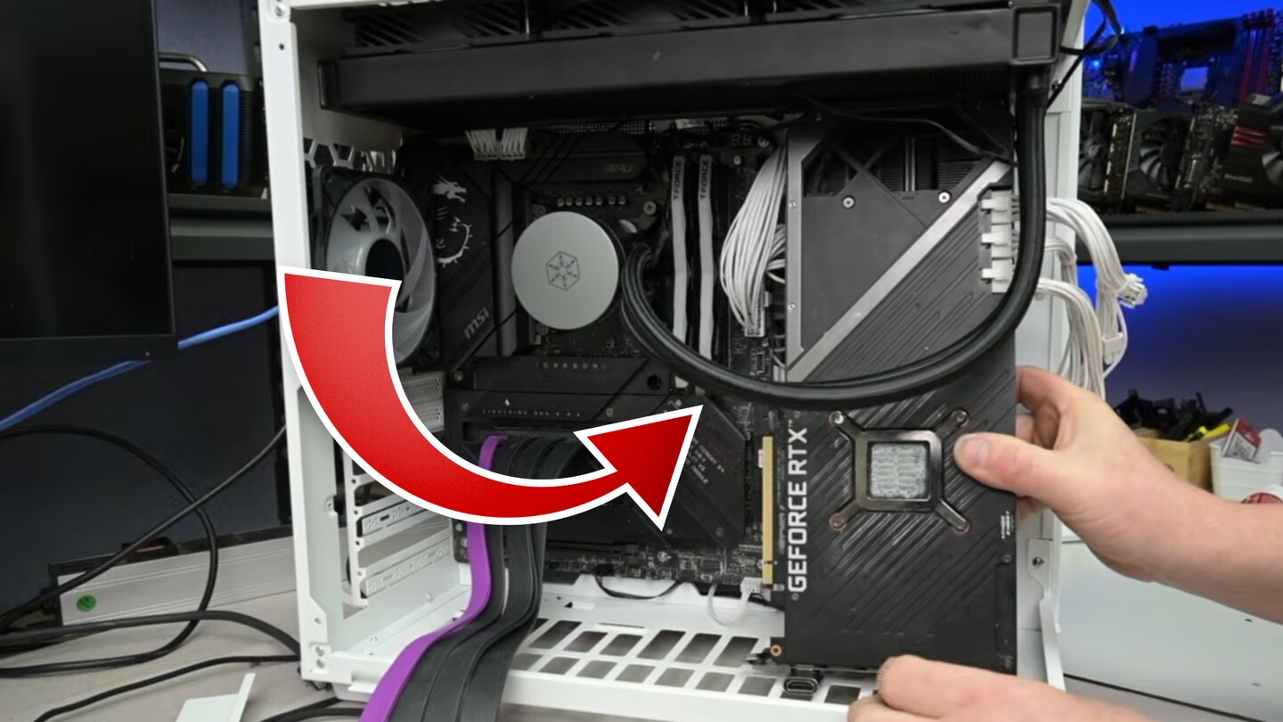YouTuber installs his graphics card completely wrong and twists it in his ...