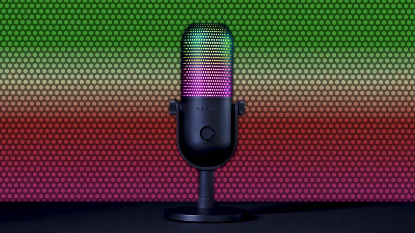 USB-Mikrofon mit RGB-Beleuchtung: Razer stellt das neue Seiren V3 Chroma vor