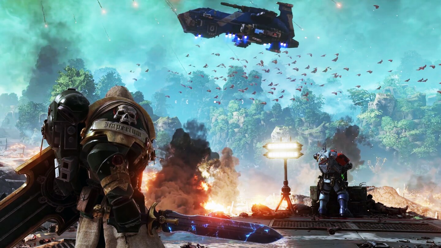 Über 7 Minuten im Multiplayer von Space Marine 2 So spielen sich Koop und PvP