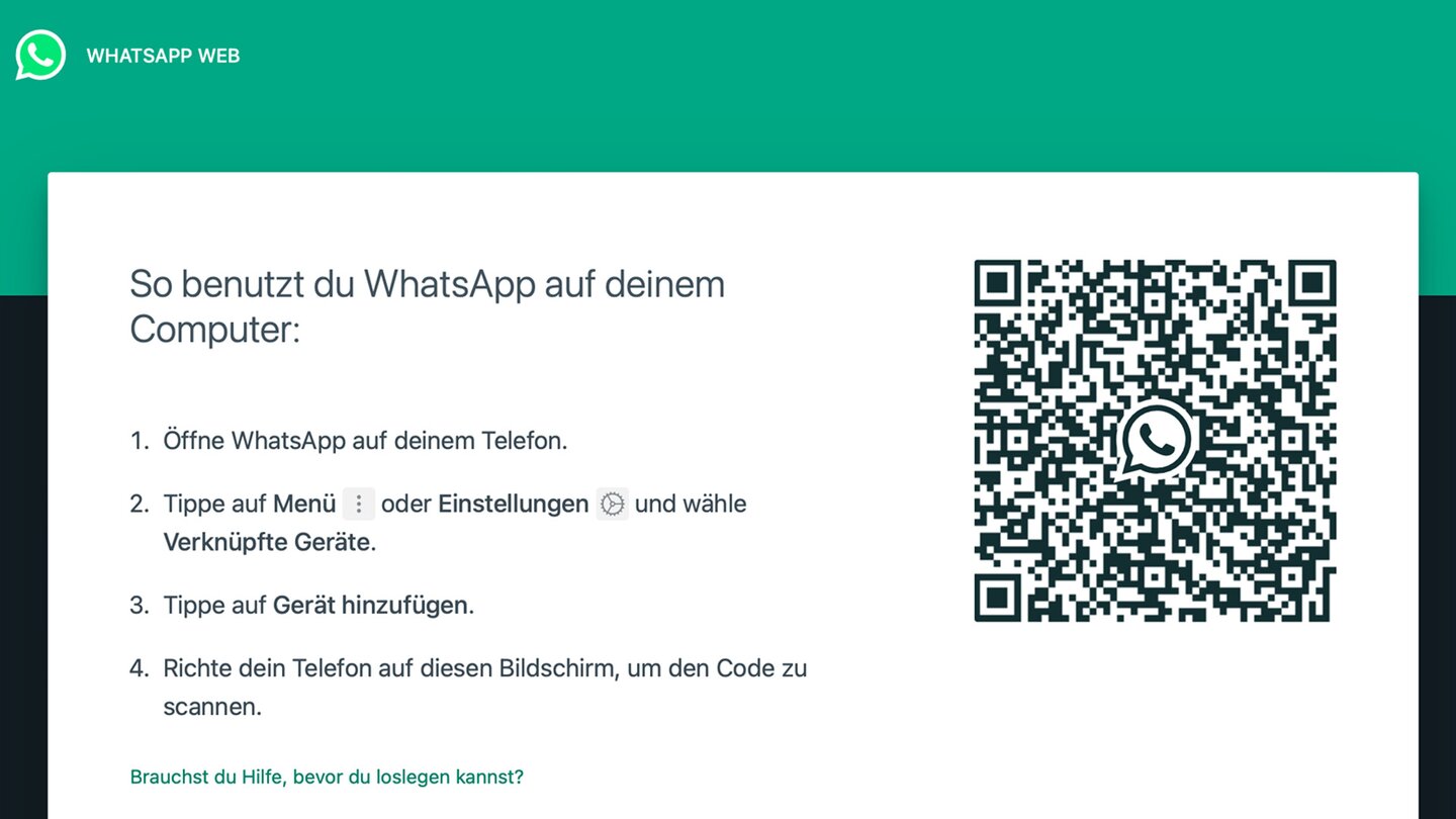WhatsApp Web So Nutzt Ihr Die Desktop App Unter Windows Und MacOS WhatsApp Web So Nutzt Ihr Die Desktop App Unter Windows Und MacOS