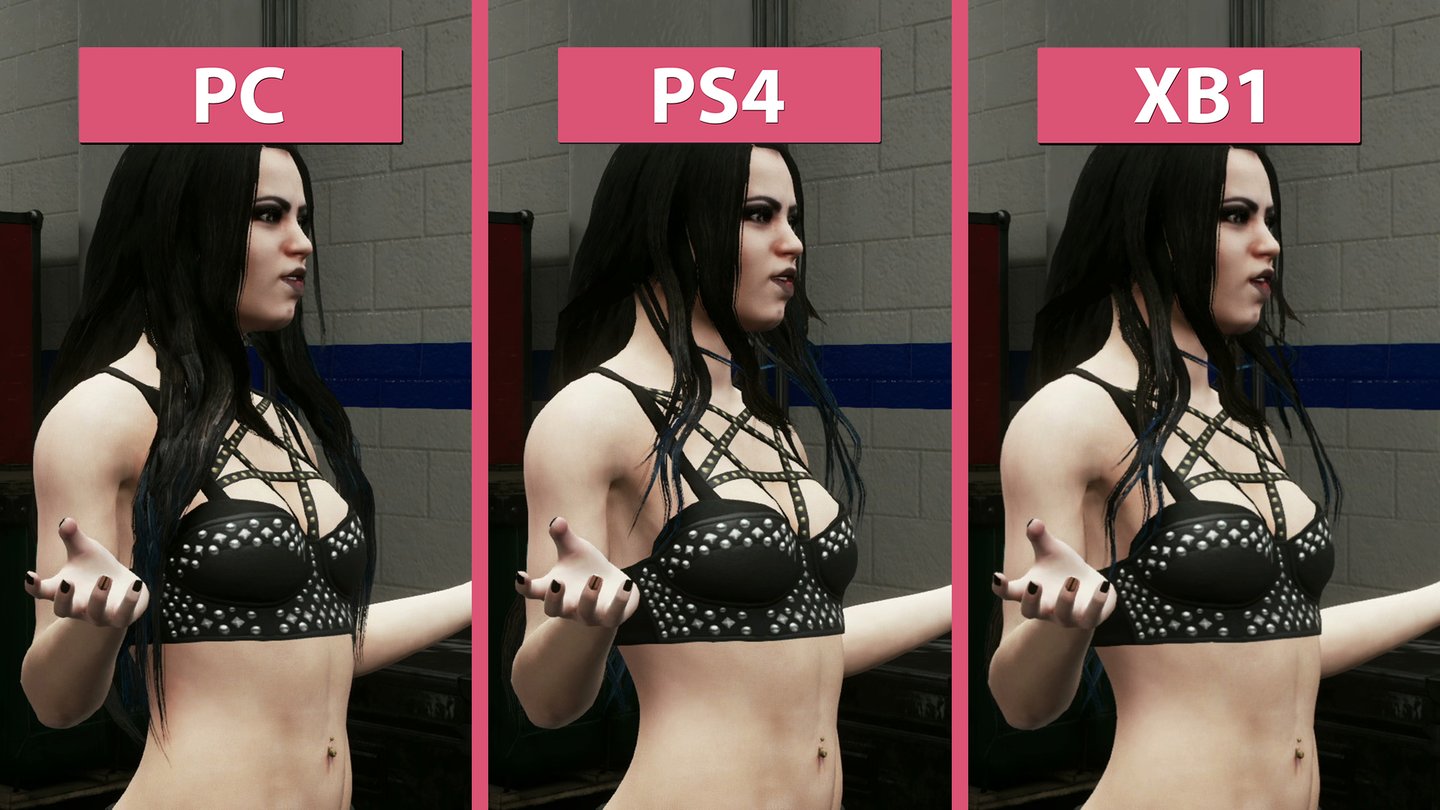 WWE 2K18 - PC gegen PS4 und Xbox One im Grafikvergleich