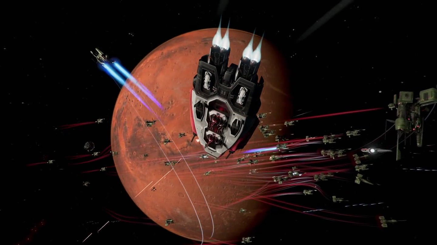 X4: Trailer zum Launch des zweiten Addons zeigt Schlachten mit riesigen Schiffen