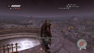 Assassins Creed: Brotherhood... Rom, das als neuer Schauplatz dient. Die Stadtkulisse entpuppt sich als ungeheuer stimmungsvoll ...