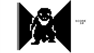 3D Monster Maze (1982)Als eines der ersten 3D-Spiele für Heimcomputer überhaupt und gewissermaßen der Ursprung des Survival-Horrors, ist 3D Monster Maze aus dem Jahr 1982 beinahe schon selbst prähistorisch. Gefangen in einem Labyrinth aus schwarzen Blöcken muss der Spieler hier in mehreren Levels versuchen dem knurrenden Magen eines hungrigen Tyrannosaurus zu entgehen.