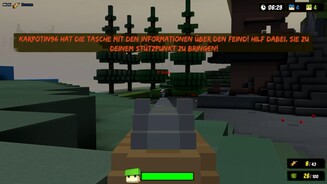 Ace of SpadesIn »Classic-CTF« verursacht schon ein einziger guter Treffer mit dem Karabiner, unser vorzeitiges Ableben.