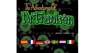 European title screen: lots of languages to select from...