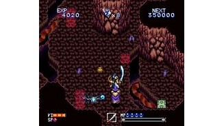 In a dark cave, your partner uses magic
