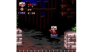 Riding a moving platform over spikes is a required ingredient of platform games