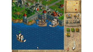 Anno 1602 ganz reingezoomt, sowie
im Original mit 1.024x768 und höchsten Zoom.