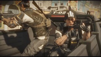 Army of Two: The Devils CartelGleich zu Beginn des Spiels wird der Konvoi von Alpha und Bravo in Mexiko überfallen.