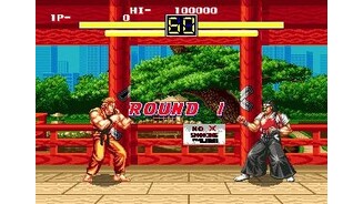 The graphics are very different from the SNES and arcade versions.