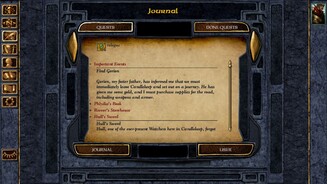 Baldurs Gate: Enhanced EditionViel wurde an der Bedienung nicht verbessert, aber das neue Tagebuch mit Sortier- und Einklappfunktion macht das Abenteurerleben doch deutlich leichter.