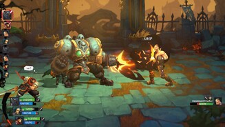 Battle Chasers: NightwarEinen Großteil der Spielzeit verbringen wir in Rundenschlachten der Marke Final Fantasy.