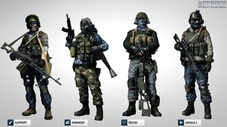 Battlefield 3Eine Übersicht der Verfügbaren Multiplayer-Klassen der Russen