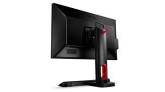 Eingangsseitig ist der Benq XL2420T mit zwei HDMI-, jeweils einem Displayport- und VGA-Eingang sowie einem für den 120-Hertz-Modus nötigen Dual-Link-DVI-Anschluss ausgerüstet.