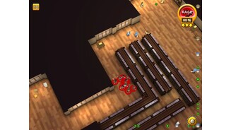 BrainsssHier müssen wir heil zum Levelausgang kommen. Doch gleich zwei Polizisten versperren der noch recht kleinen Untoten-Horde den Weg.