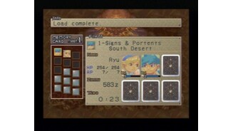 LoadSave game screen.