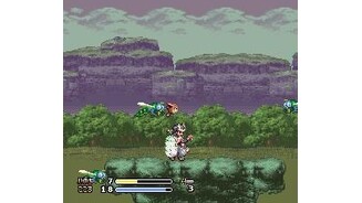Fighting some pesky flying things