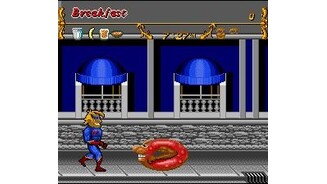 Our Captain is attacked by a donut-shaped alien.