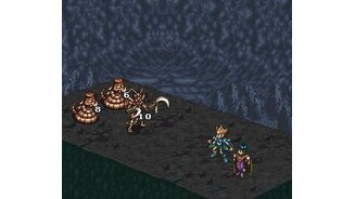 Battle in the cave: Chun uses attack-all magic