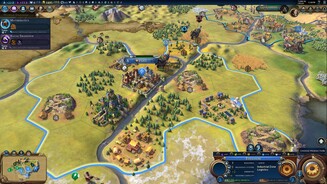 Civilization 6In Paris haben wir einen Marktdistrikt, einen Forschungscampus und ein Weltwunder errichtet, die jetzt alle eigene Plätze einnehmen.