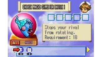 Versus Computer: Magic gem select interface