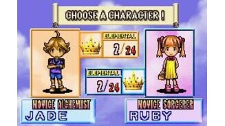 Character select interface