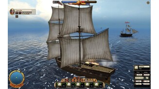 Commander: Conquest of the AmericasBrigg: vielseitig als Handels- oder Kriegsschiff einsetzbar. Schnell und wendig.