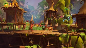 Dass der vierte Teil mit einem Dschungel-Setting beginnt, ist Ehrensache. So detailliert wie dieser Ausschnitt sind übrigens alle Levels des Spiels.