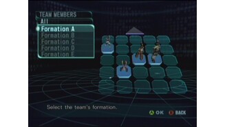 Here you can change the formation of your team.