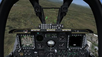 DCS: A-10C WarthogIm Gamemodus werden Ziele und Verbündete deutlich markiert.