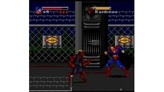 Shooting off his X-Ray eyes.