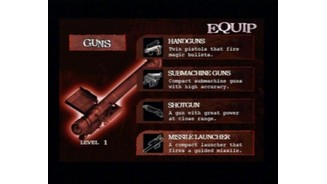 Dantes arsenal of guns.