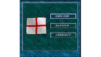 Language selection screen