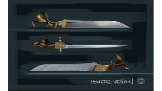 Dishonored 2 - Waffen, Fähigkeiten und GadgetsFür die Schwerter der Howler-Gang dienten die Schneiderscheren der Großmutter eines Entwicklers als Vorbild.