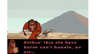 Pretty strong for a horse...