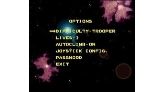 Options menu.