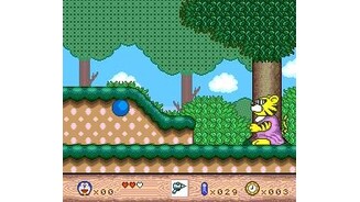 Boss battle. The ball hits me, game over