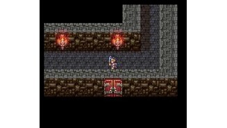 Dungeon with a big locked door