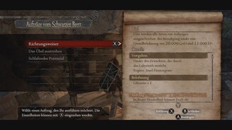 Dragons Dogma: Dark ArisenAm Questbrett warten neue Aufträge auf die Heldengruppe.