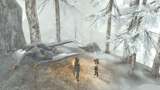 Drakengard 3Ab und an rasten wir und können dabei kleinere Unterhaltungen mit unseren Begleitern führen.