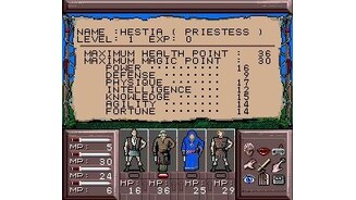 Character information