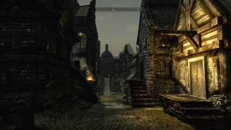 The Elder Scrolls 5: Skyrim - Hauptstädte: Einsamkeit, an dessen Ende der blaue Palast zu finden ist.