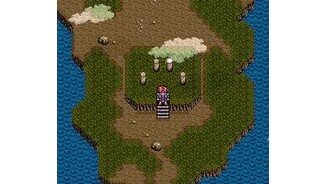 Near some ruins