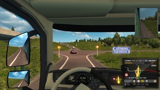 Euro Truck Simulator 2 Titanium-EditionNa, in welchem Land sind wir gerade? Die realistische Beschilderung hilft. Kleiner Tipp: Fängt mit Schw an, hört mit Eden auf.