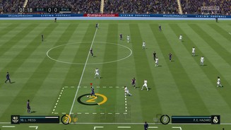 FIFA 20Im neuen Fun-Modus Platzhirsch müssen wir den Ball möglichst lange in Zonen halten. Je länger wir das schaffen, desto mehr Punkte zählt anschließend unser nächstes Tor.