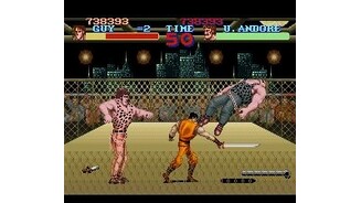 Bossfight against two Andores in a cage.