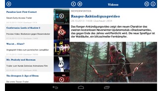 Die neue GameStar-AppAuf Tablets ist das Layout leicht angepasst, das sorgt für mehr Übersicht und Bedienkomfort.