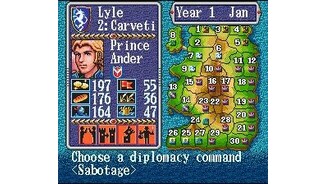 Choosing diplomacy commands